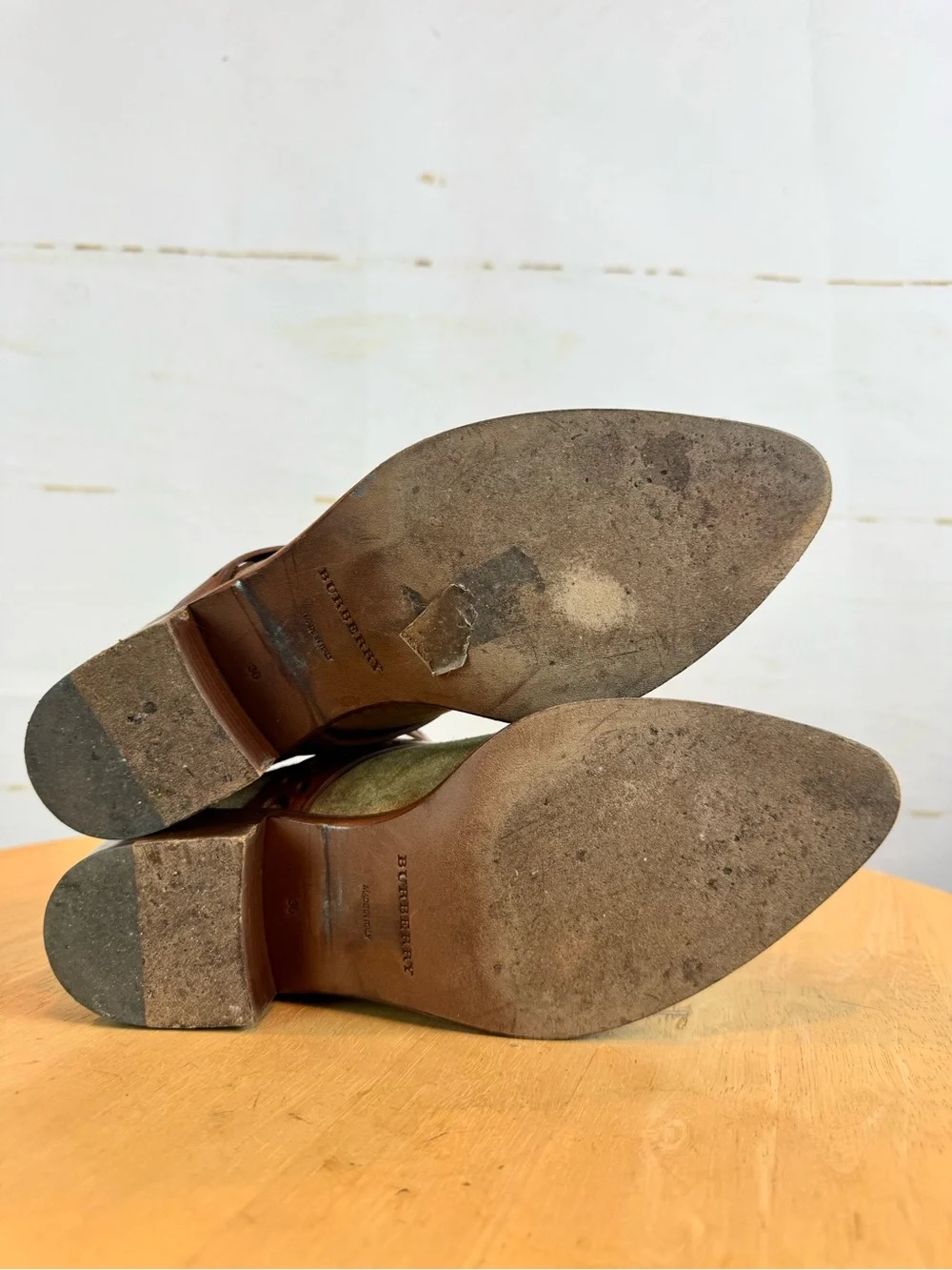 Burberry | Suede and Leather Booties, EU 36